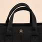 BOLSO MEDIANO TRAMA FIELTRO 08 NEGRO