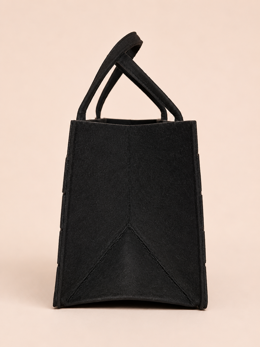 BOLSO MEDIANO TRAMA FIELTRO 08 NEGRO