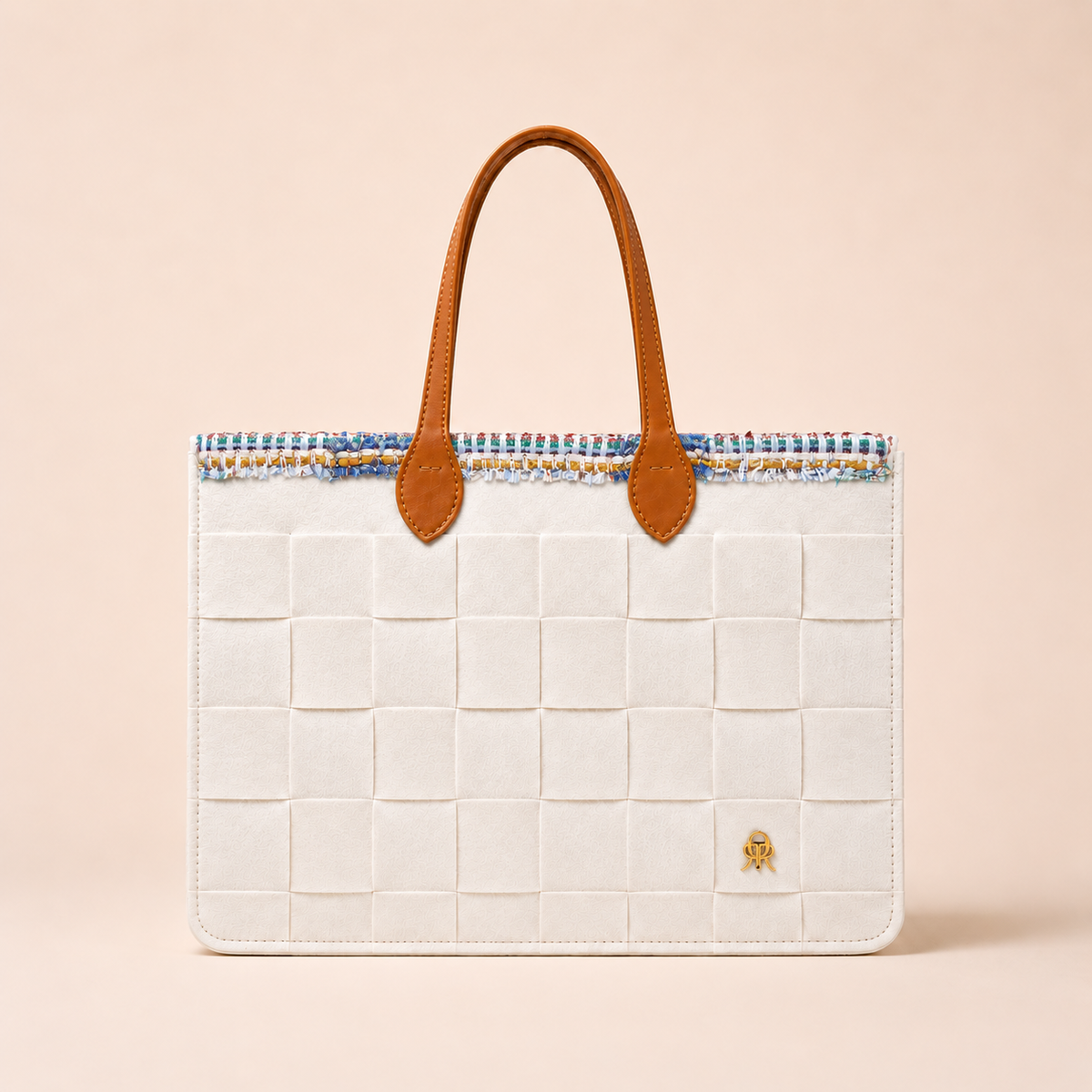 OFF-WHITE FELT - LUREX TWEED