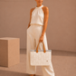 OFF-WHITE FELT - LUREX TWEED