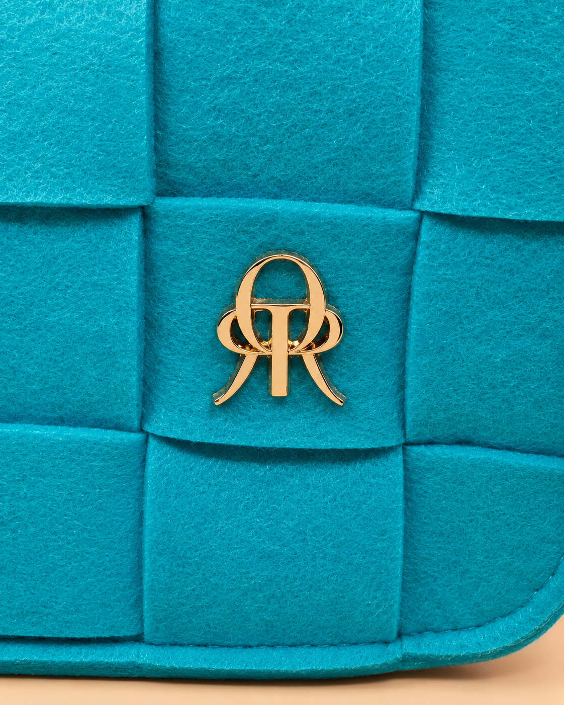 BOLSO PEQUEÑO TRAMA AQUA