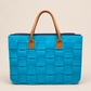BOLSO PEQUEÑO TRAMA AQUA