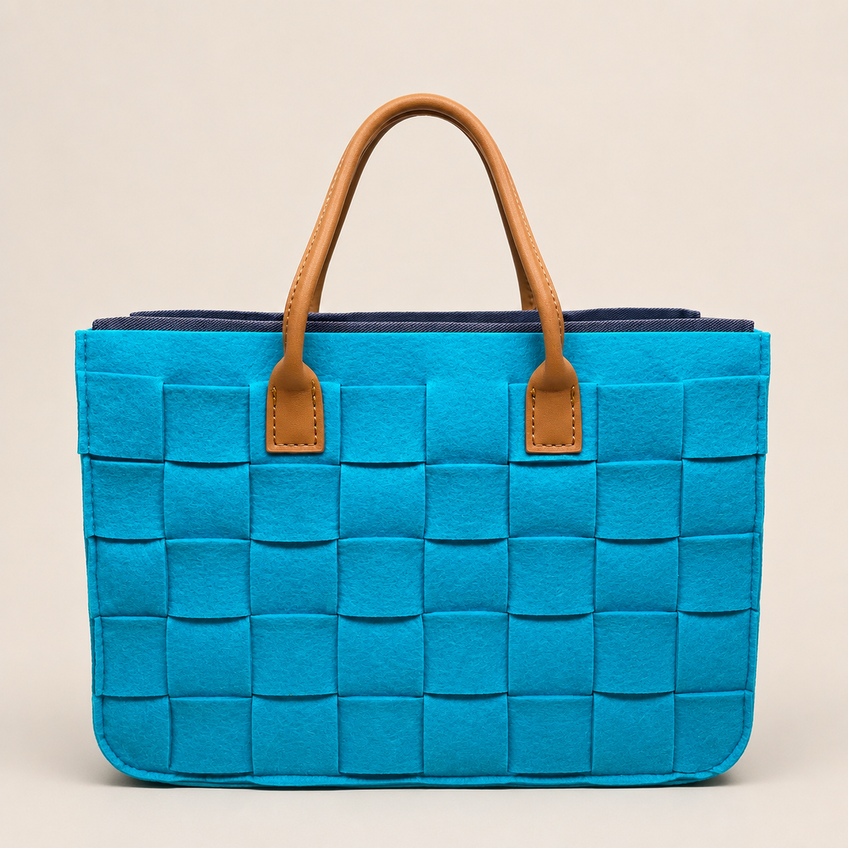 BOLSO PEQUEÑO TRAMA AQUA