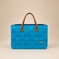 BOLSO PEQUEÑO TRAMA AQUA