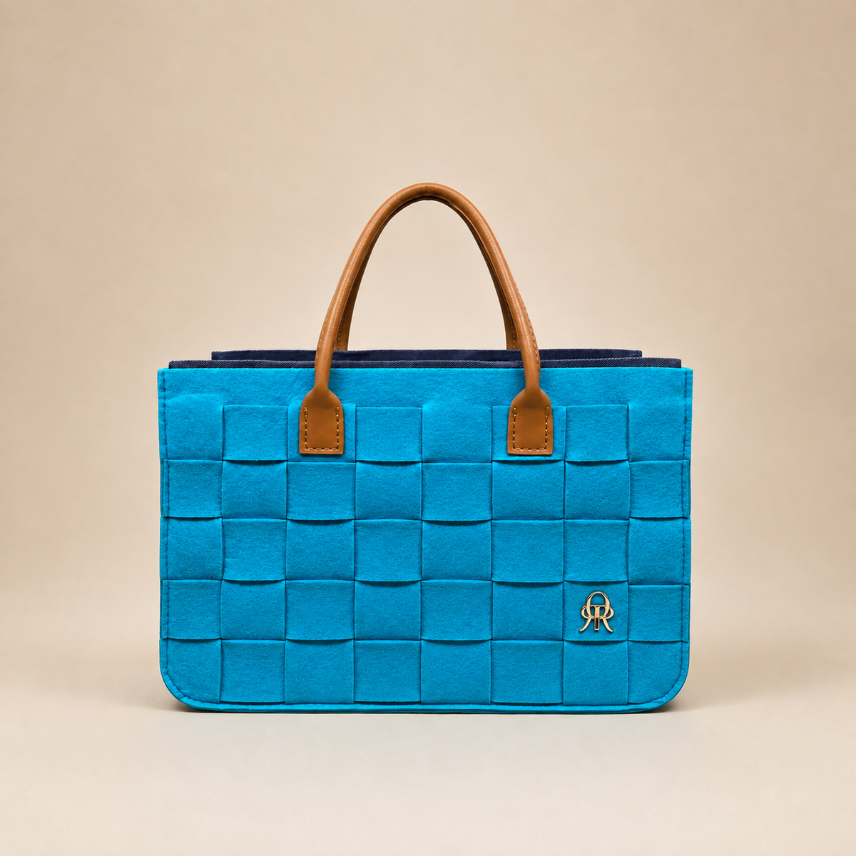BOLSO PEQUEÑO TRAMA AQUA
