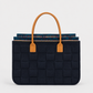 BOLSO PEQUEÑO TRAMA FIELTRO NEGRO