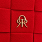 BOLSO PEQUEÑO TRAMA FIELTRO 17 CARMIN