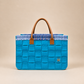 BOLSO PEQUEÑO TRAMA AQUA