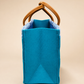 BOLSO PEQUEÑO TRAMA AQUA