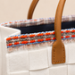FELT OFF-WHITE-TWEED CORAL